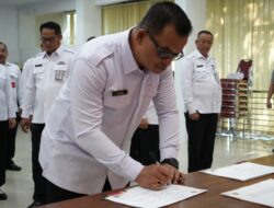 Kalapas Langsa Hadiri Pencanangan Pakta Integritas dan Penandatanganan Perjanjian Kenerja 2025