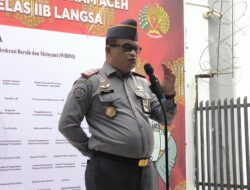 Kalapas Langsa Gelar Penandatangan Pakta Integritas dan Pembangunan Zona Integritas WBK dan WBBM Tahun 2025