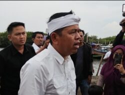 Dedi Mulyadi Tinjau Langsung Proyek Viral Pagar Laut PPI Paljaya Tarumajaya