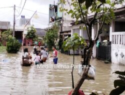 Intensitas Hujan Cukup Tinggi, Warga Perumahan Harapan Elok Kebanjiran 