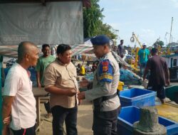 Sat Pol Airud Polres Lhokseumawe Patroli Antisipasi Guantibmas Kawasan PPI Desa Pusong Lama