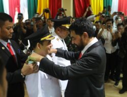 Sayuti Abubakar dan Husaini Resmi Dilantik sebagai Wali Kota dan Wakil Wali Kota Lhokseumawe