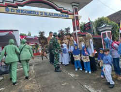 Anak Sekolah Antusias Sambut Pembukaan TMMD