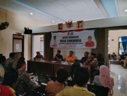 Aktif Gelar Rapat Minggon Desa, Kades Sartija Sebut Agar Terpupuk Komunikasi Dan Kekompakan 