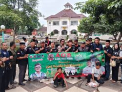 Meriahkan HUT VII SMSI Kabupaten Bekasi, Bersama AOB Berbagi Takjil Di Gedung Juang 