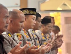 Polres Pidie Gelar Shalat Ghaib Untuk 3 Personel Polda Lampung Yang Gugur Dalam Tugas
