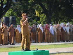 Apel Perdana Wali Kota dan Wakil Wali Kota Lhokseumawe Tekankan Disiplin ASN