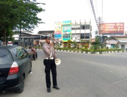 Satlantas Polres Lhokseumawe Gelar Penyuluhan Keliling, Ajak Pengguna Jalan Lebih Tertib