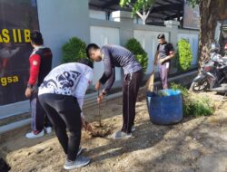 Perduli Terhadap Lingkungan, Lapas Langsa Gelar Gotong Royong