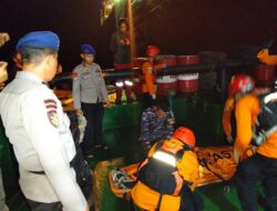 Sat Polairud Polres Lhokseumawe Evakuasi ABK Kapal Asal Rusia yang Meninggal Dunia di Selat Malaka