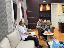 Perkuat Sinergi, Kapolres Lhokseumawe Sambut Kunjungan Silaturahmi Kepala BNN Kota Lhokseumawe