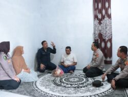 Wujud Kepedulian, Kapolres Bener Meriah Kunjungi Personel yang Sakit