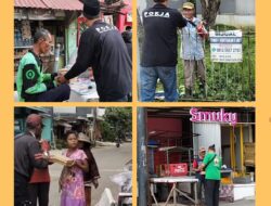 Solid Dan Peduli, Pokja Wartawan Babelan Utara Berbagi Dalam Jumat Berkah