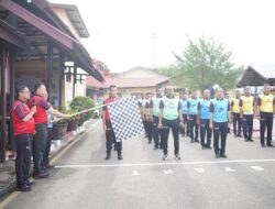 Kapolres Pidie Tes Kesamaptaan Jasmani Personel dari Berbagai Satuan