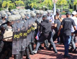 Polda Aceh Gelar Simulasi Sispam Kota Hadapi Kontijensi Tahun 2025