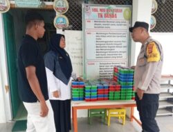 Polsek Muara Dua Monitoring Pembagian Ribuan Paket MBG di 11 Sekolah
