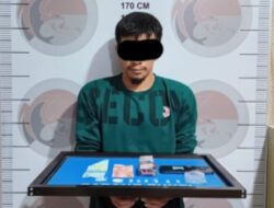 Polisi Amankan Seorang  Laki-laki Dan Barang Bukti Sabu Seberat 4,1 Gram