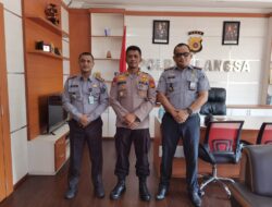 Kalapas Langsa bersama Kalapas Narkotika Langsa silaturahmi dengan Kapolres Langsa.