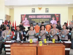 Tindak Tegas Geng Motor, Polres Bener Meriah Amankan Barang Bukti Berbahaya