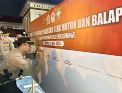 Kapolres Lhokseumawe Pimpin Deklarasi Bersama Tolak Geng Motor dan Balap Liar