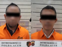 Polda Aceh Resmi Tahan Dua Karyawan Bank Aceh Syariah Cabang Bener Meriah