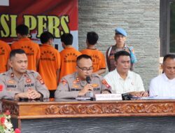 Kapolres Melawi Pimpin Konferensi Pers, Ajak Media Jaga Kamtibmas yang Kondusif