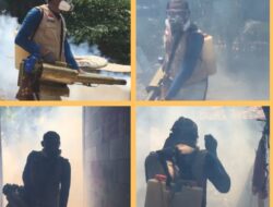 Tuntaskan Pemberantasan Sarang Nyamuk DBD di Wilayah, Pemdes Kedung Pengawas Terus Lakukan Fogging