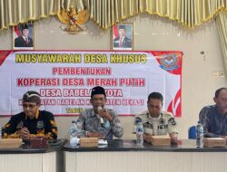 Bersama Membangun Desa, Melalui Musdessus Kopdes Merah Putih Babelan Kota Dibentuk