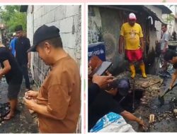 Kades Nasaruddin Pimpin Langsung Gotong Royong Pengangkatan Sampah Kali Kopeng Dan Pembenahan Saluran Drainase Di Beberapa Lokasi Kedung Pengawas