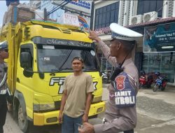 Satlantas Polres Melawi Sosialisasikan Over Dimensi Over Load