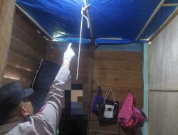 Dengan Tulisan Kata Maaf, Seorang Pria Gantung Diri