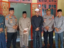 Kapolres Lhokseumawe Lakukan Kunjungan Saweu Ulama, dengan Ayah Cot Trueng