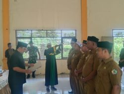 Camat Hanifza Putra, Lantik 5 Pejabat Keuchik Gampong dalam Kecamatan Kuta Makmur
