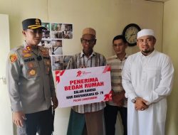 Hari Bhayangkara ke-79, Kapolres Lhokseumawe Wujudkan Rumah Impian Warga Kurang Mampu