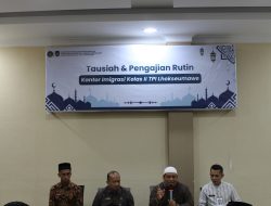 Sambut Tahun Baru Islam 1 M 1447 H, Kantor Imigrasi Lhokseumawe Gelar Tausiah dan Pengajian Rutin