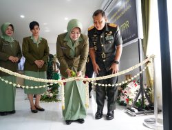 Penambahan Bangunan Kantor Persit KCK PD XII/Tpr di Resmikan Pangdam