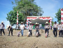 Polres Lhokseumawe Tanam Jagung Serentak di Lahan Perhutani Sosial, Dukung Swasembada Pangan