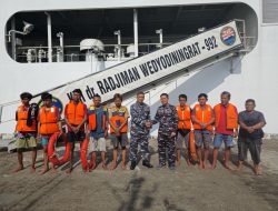 Danlanal Bintan Terima Korban Kecelakaan Laut KM. Maju Jaya Yang Tenggelam di Perairan Pulau Tebing