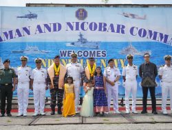 Satgas Patkor Indindo 44/25, KRI Lambung Mangkurat-374 Disambut Dengan Hangat di Kepulauan Andaman