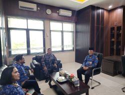 Perkuat Kerjasama Kemaritiman, Komandan Lanal Bintan Terima Kunjungan Kepala Distrik Navigasi Kelas I Tanjungpinang