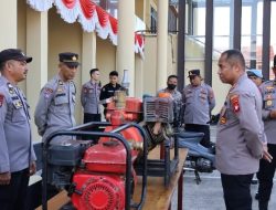 Kapolresta Pontianak Pastikan Kesiapan Personel dan Peralatan Hadapi Ancaman Karhutla