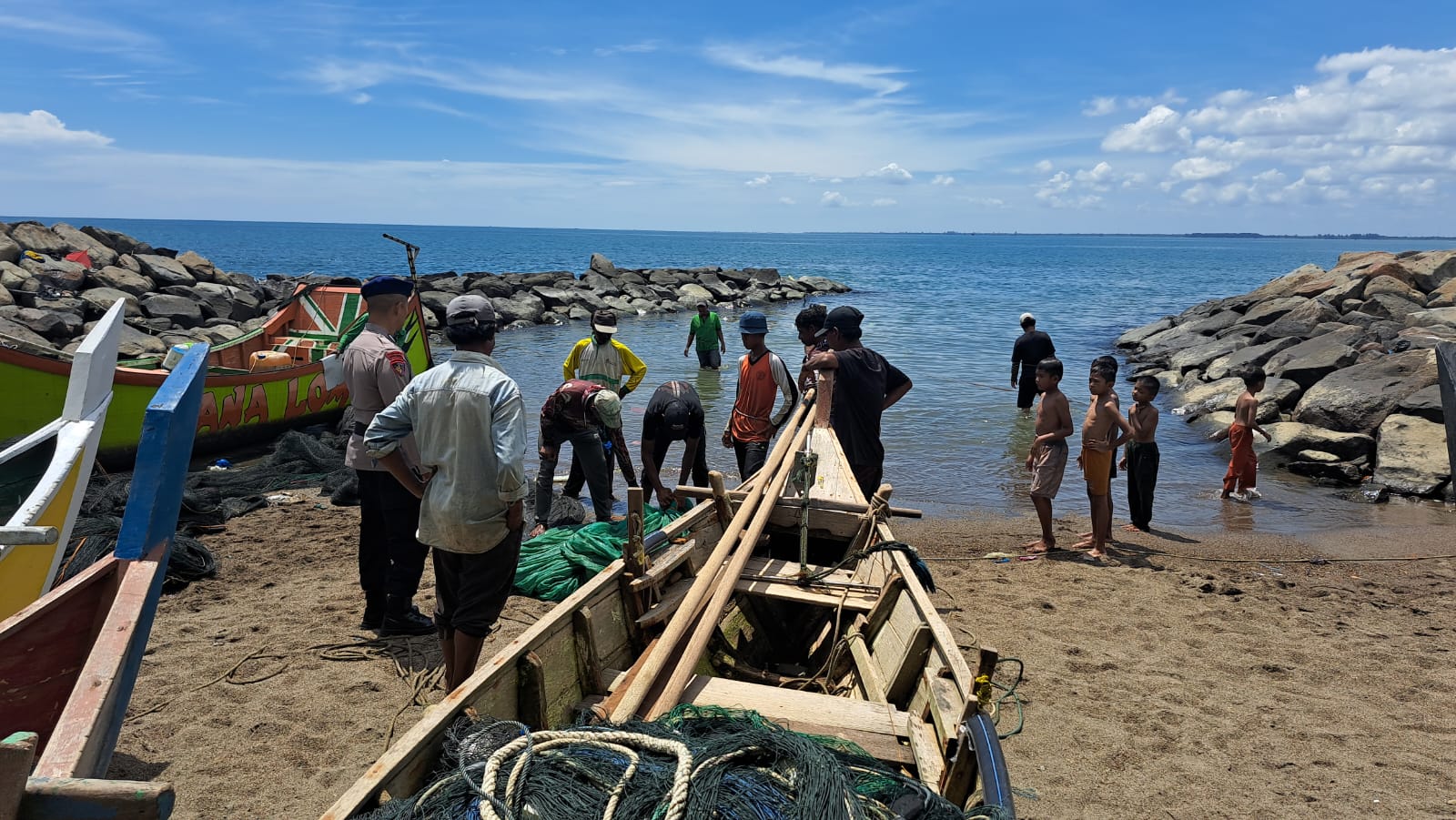 Polairud Lhokseumawe Edukasi Nelayan, Laut Tetap Lestari demi Kelangsungan Hidup