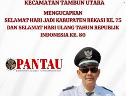Kepala Desa Srimahi Kec. Tambun Utara Mengucapkan Selamat Hut RI Ke. 80