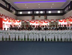 Danlanal Bintan Hadiri Pengukuhan Calon Paskibraka Kota Tanjungpinang Tahun 2025