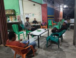 Bhabinkamtibmas Polsek Nisam, Ajak Warga Perkuat Keamanan Lingkungan