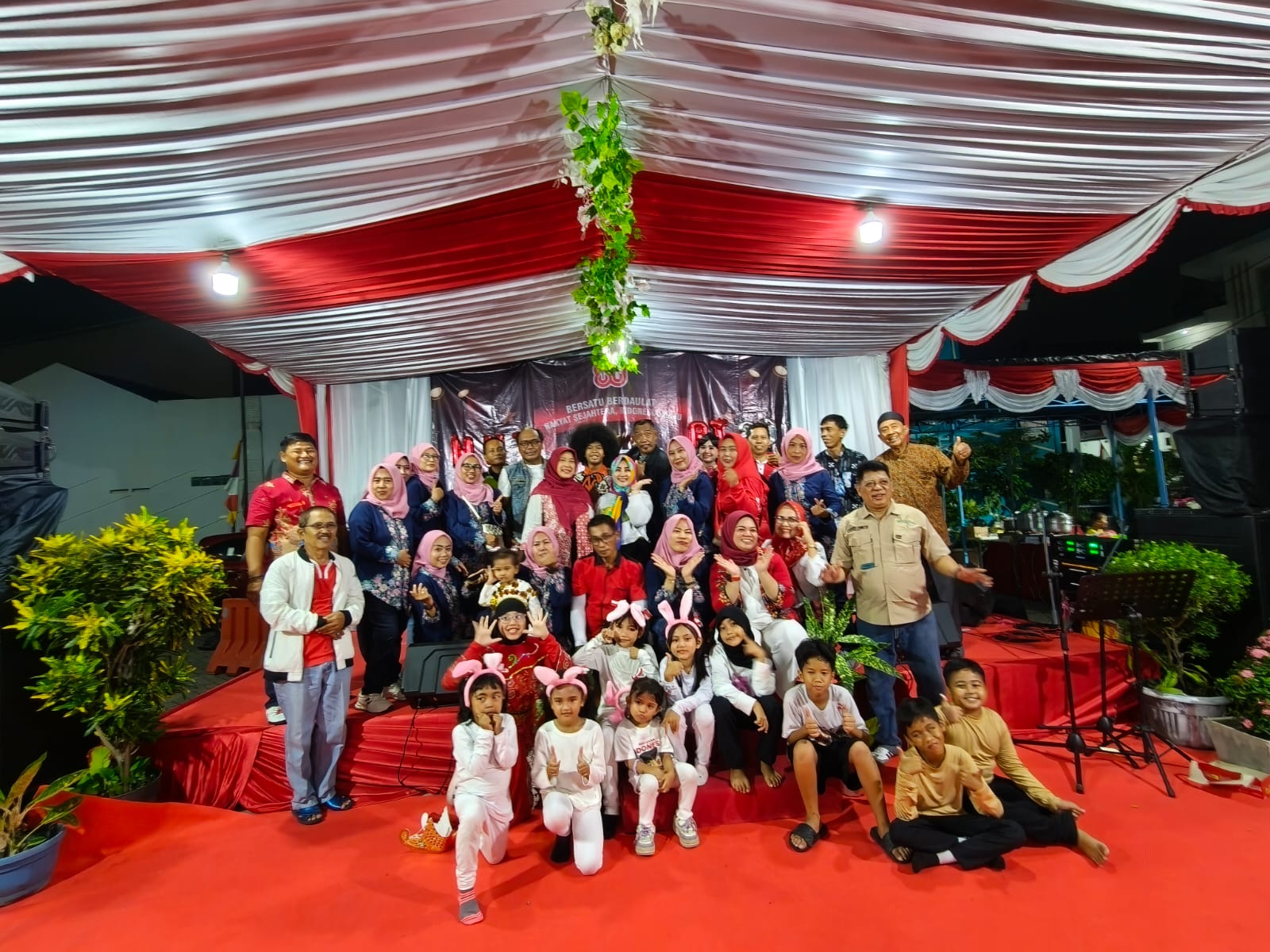 Wali Kota Bekasi Hadiri Malam Puncak HUT RI Ke-80 dan Launching Kopi Ngopi Broo