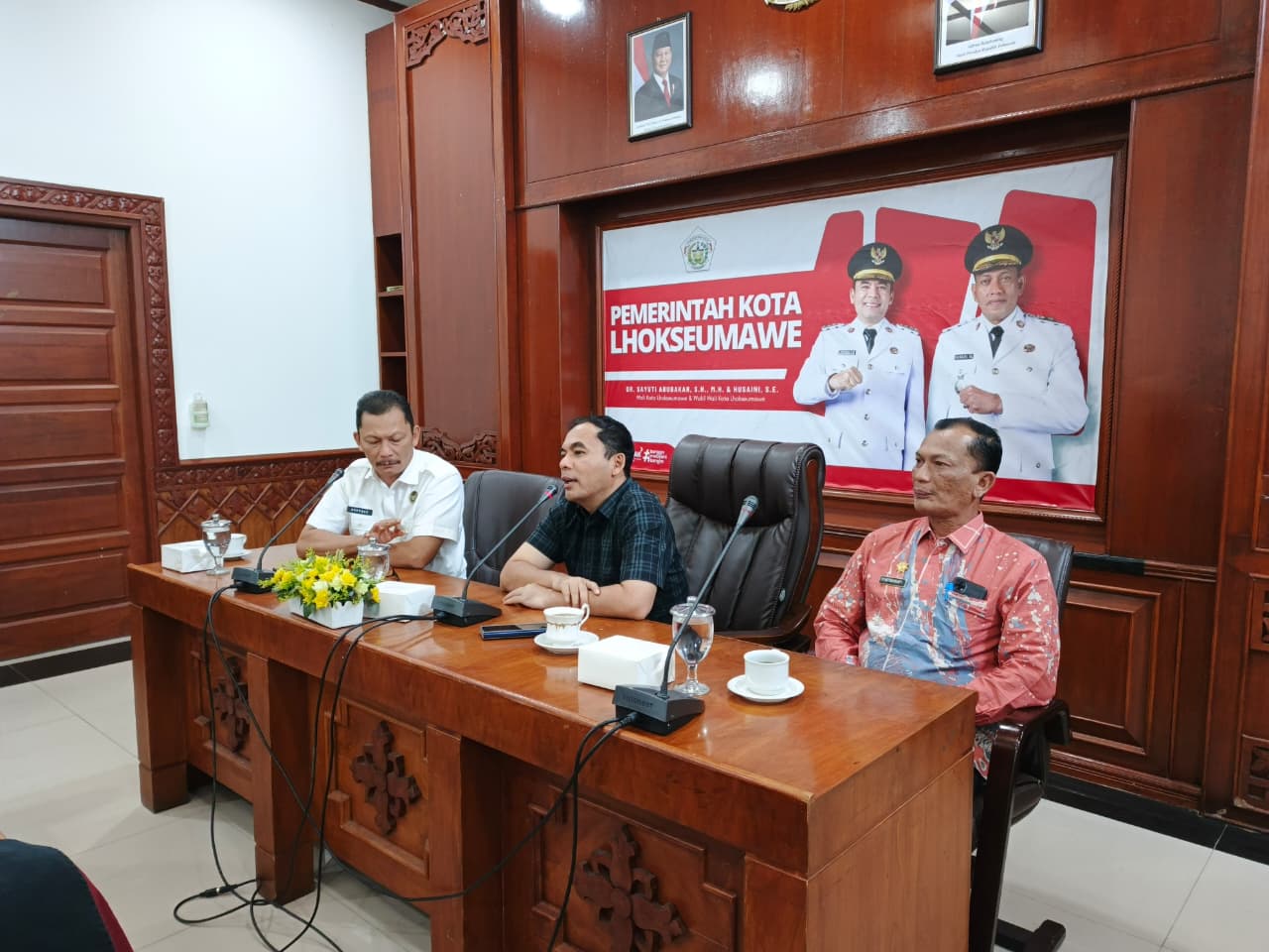 Kunjungan Koordinasi Asisten Deputi Kerja Sama Kelembagaan Keimigrasian dan Pemasyarakatan ke Pemerintah Kota Lhokseumawe