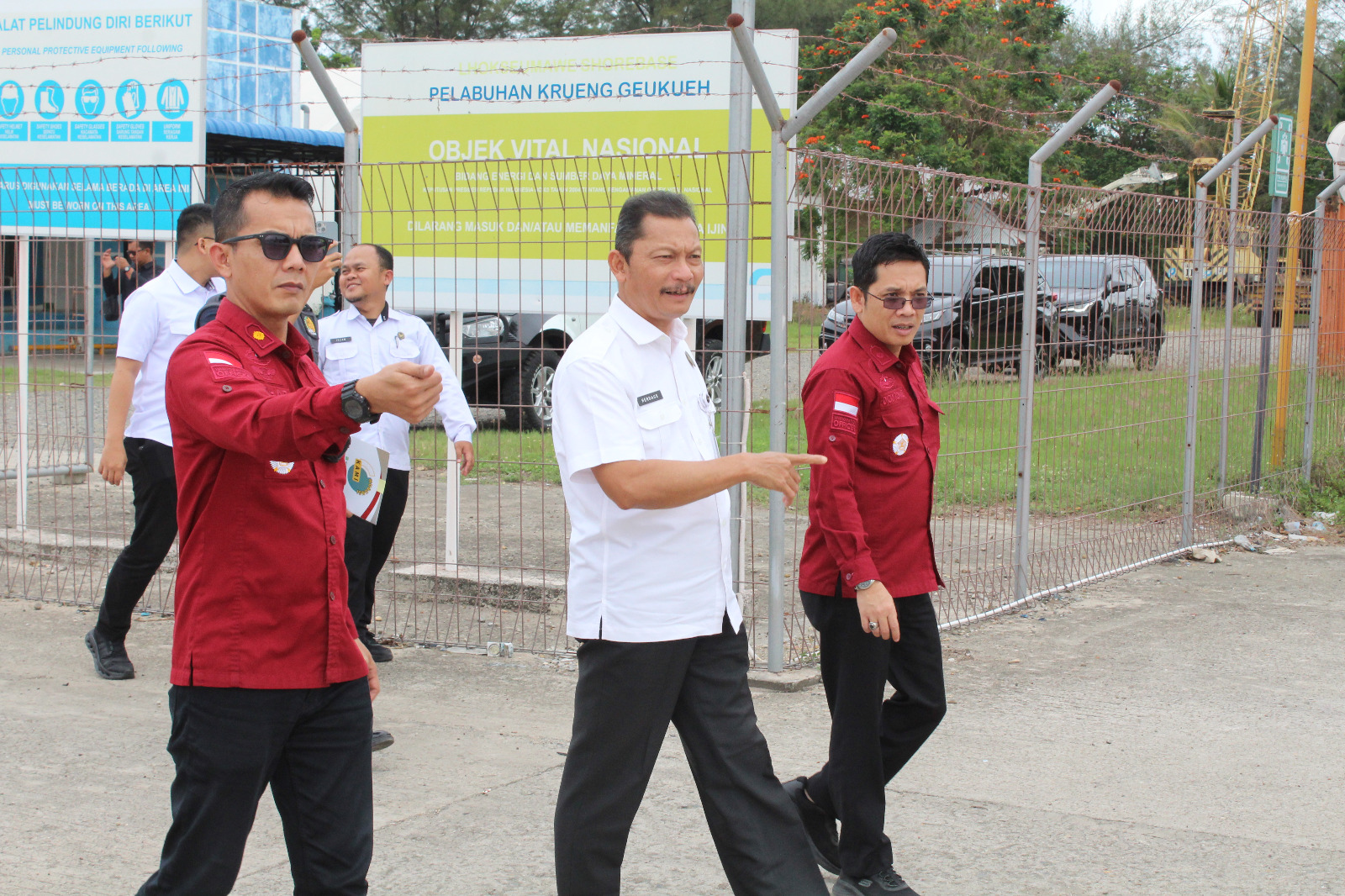 Asdep Kemenko Kumham Imipas Tinjau Kesiapan Sarana Pelayaran Internasional Krueng Geukueh–Penang di Pelabuhan Krueng Geukueh