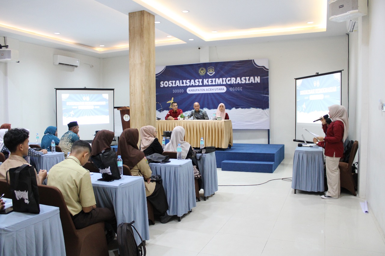 Imigrasi Lhokseumawe Edukasi Pelajar Tentang Pentingnya Pengetahuan Keimigrasian dan Administrasi Kependudukan