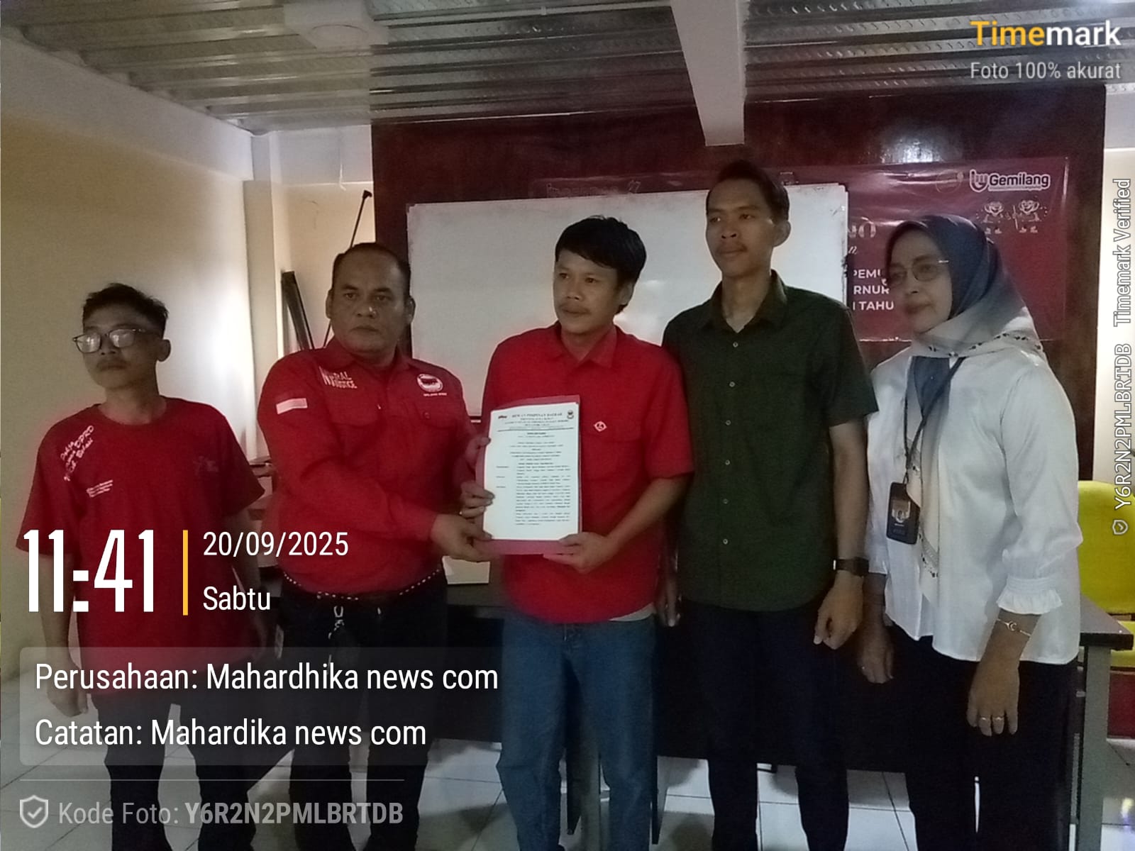 Estafet Kepemimpinan, Parman Terima SK AWIBB DPC Bekasi Raya